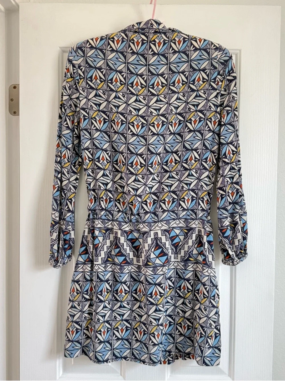 Tory Burch 100% Silk Tunic Dress Size 4 Flawed